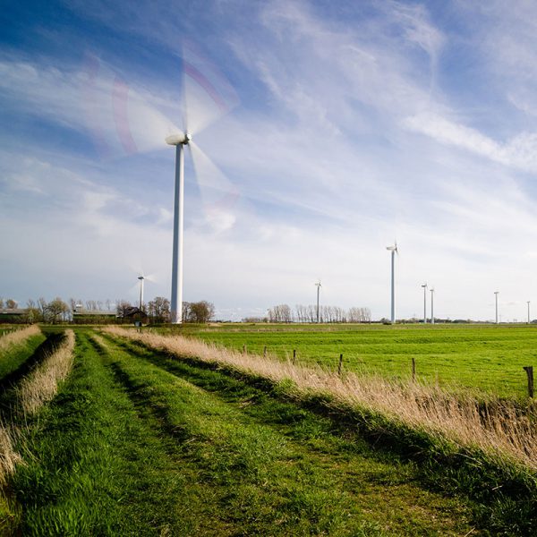 Land based wind turbines